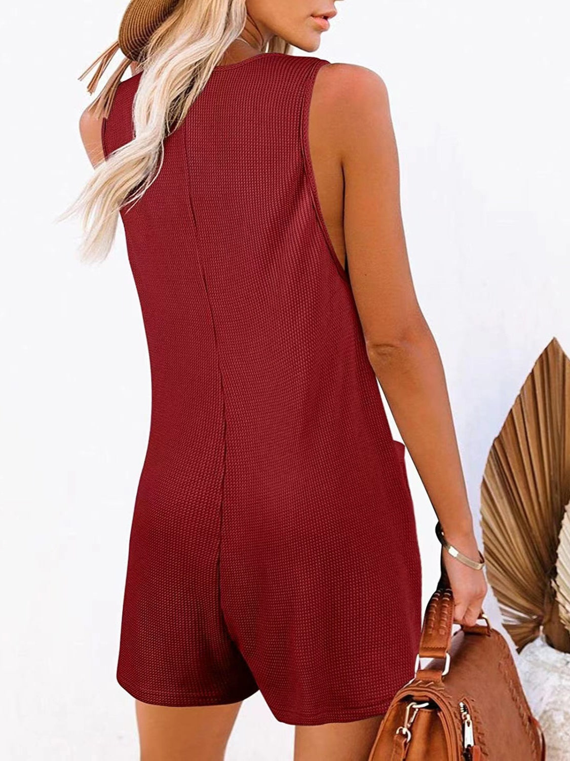 Summer Vintage Pocketed Romper