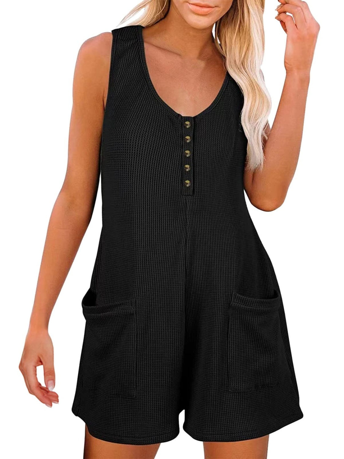 Summer Vintage Pocketed Romper