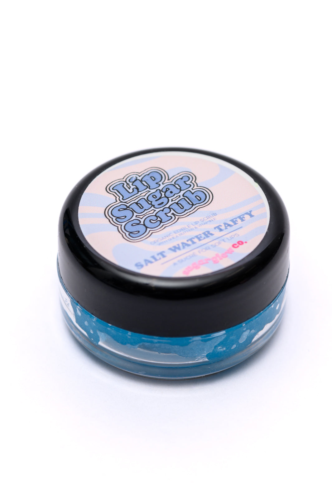 SugarGlow Co Sugar Lip Scrub Salt Water Taffy *Almost Perfect