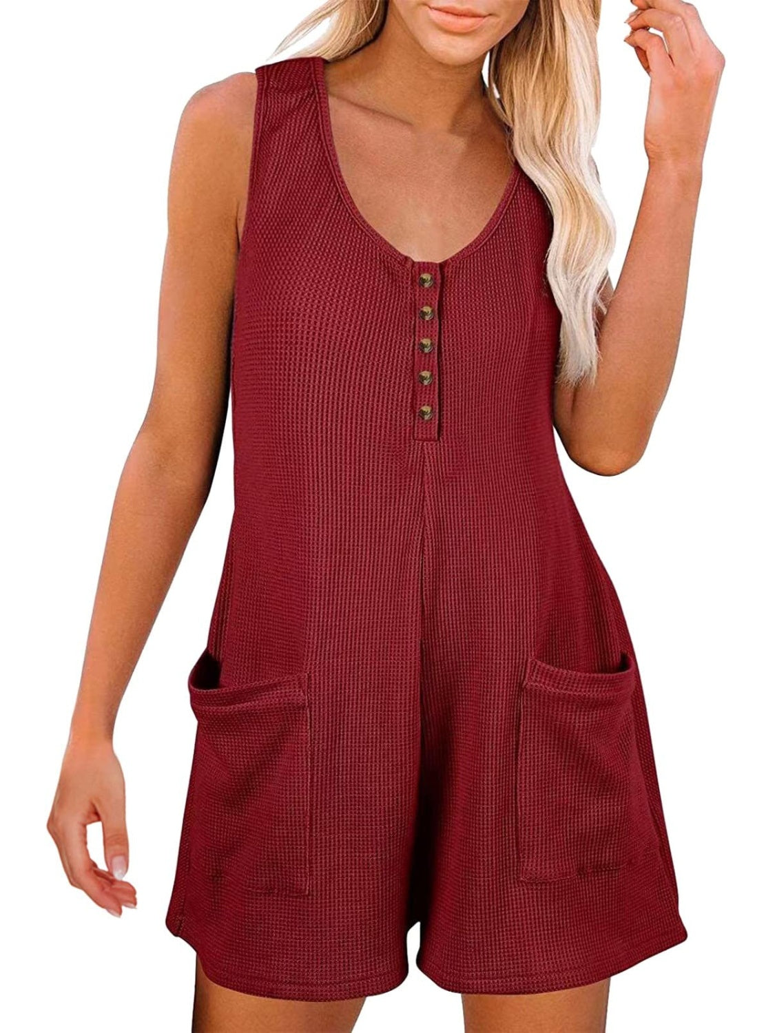 Summer Vintage Pocketed Romper