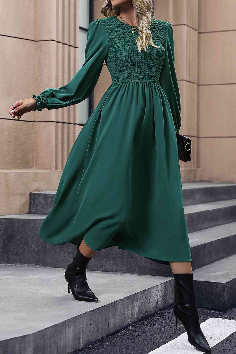 Right on Track Midi Dress